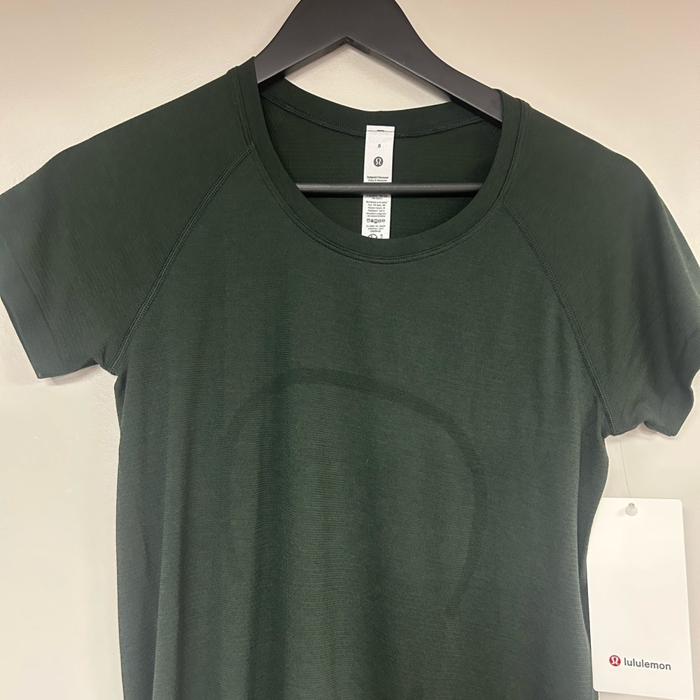 Lululemon Forest Green Short Sleeve Swiftly Tee